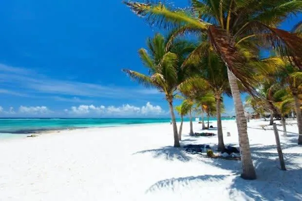 Stylish Duplex Lower Level 2-Br Wifi Pool Gym Tulum Apartment