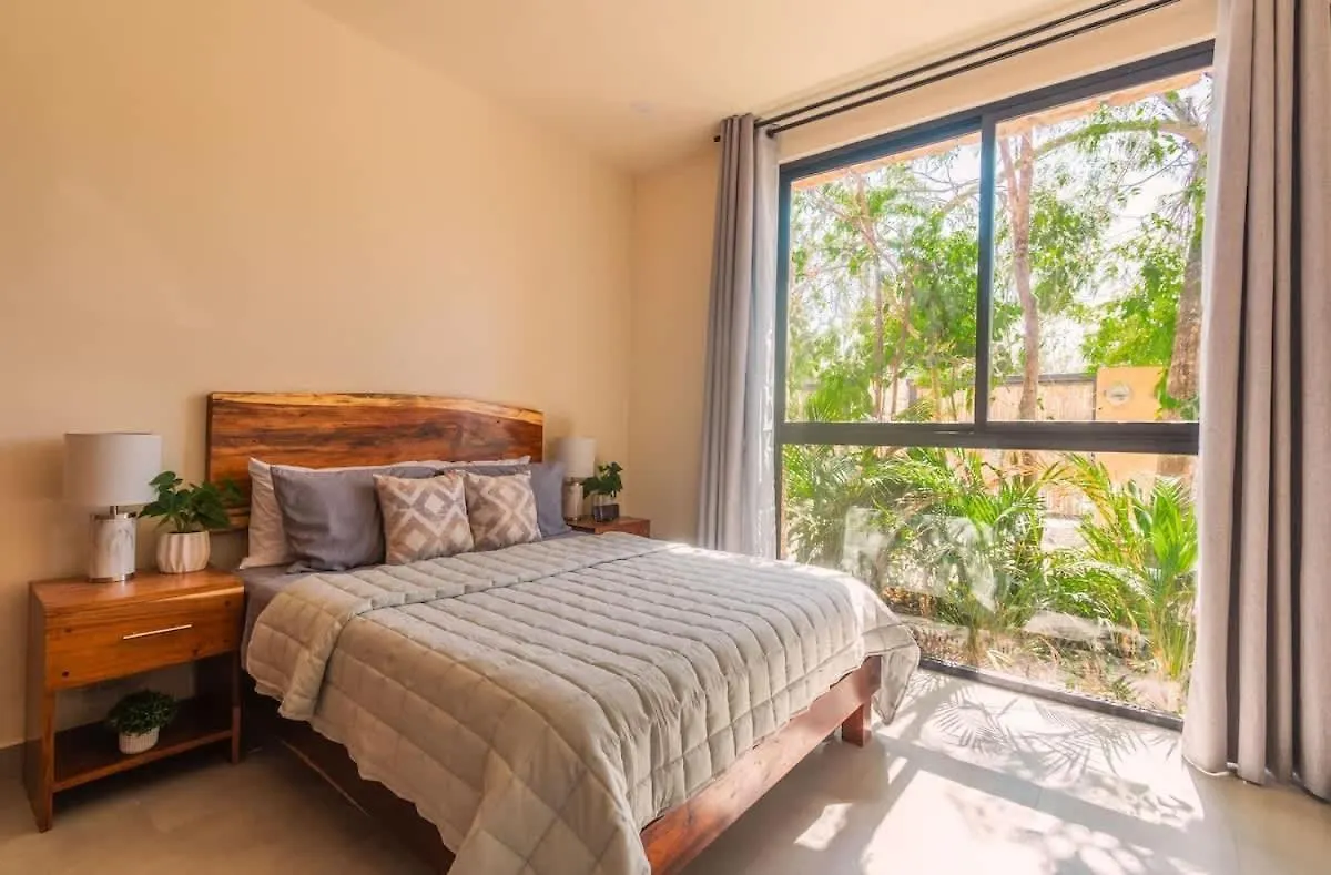 Stylish Duplex Lower Level 2-Br Wifi Pool Gym Tulum 0*,  Mexico
