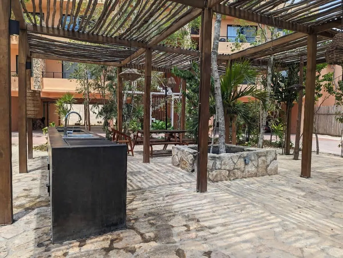 Stylish Duplex Lower Level 2-Br Wifi Pool Gym Tulum 0*,  Mexico